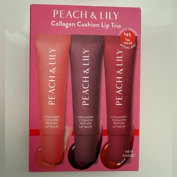 Peach & Lily Other - NIB Peach & Lily Collagen Cushion Lip Trio